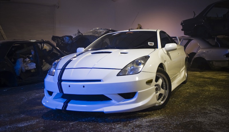 JDM VVTL-i Celica - custom spray paintwork