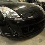 Nissan 350z arch rolling and Amuse bumper
