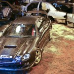 ST205 Celica GT4 – custom carbon fibre bodykit installation and respray