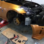 Nissan 350z orange accident repair centre