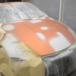 Nissan 350z orange car body repairs london