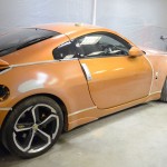 Nissan 350z orange car accident repair