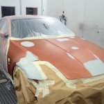 Nissan 350z orange accident repair in london