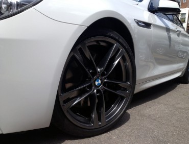 BMW alloy wheel refurb at RT Performance in London