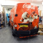 bespoke van advertising with vinyl wrap