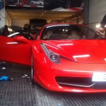 ferrari window tinting in london at rt performance